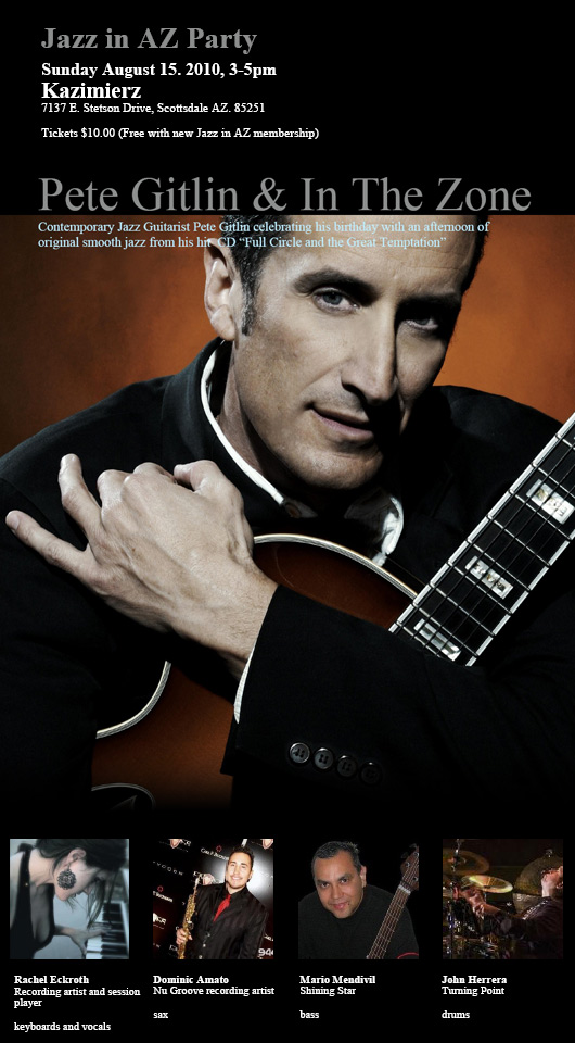 Jazz in AZ :: Pete Gitlin and In The Zone
